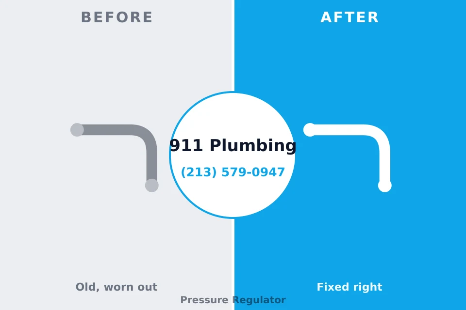 Before and after: plumbing repair Brickerville, PA